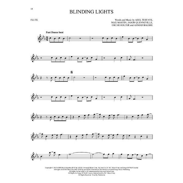 Hal Leonard 101 Simple Songs Flute