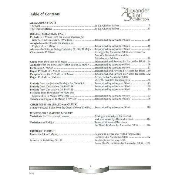 Carl Fischer Alexander Siloti Collection