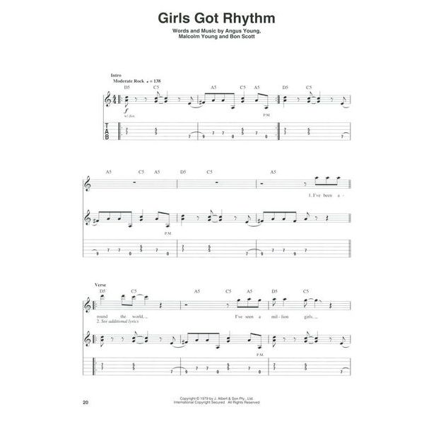 Hal Leonard Guitar Play-Along AC/DC Class