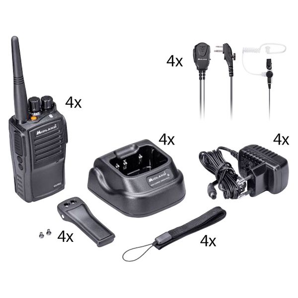 Midland G15 Pro Case Set 4 MA 31