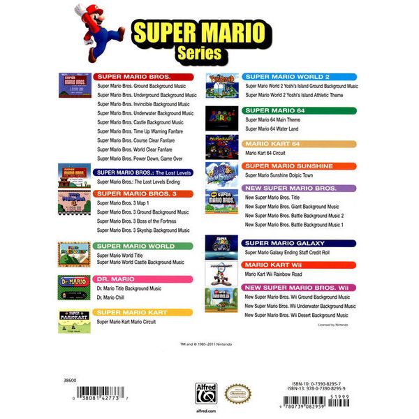 Alfred Music Publishing Super Mario Series For Piano