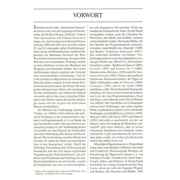 Edition Eulenburg Richard Strauss Zarathustra