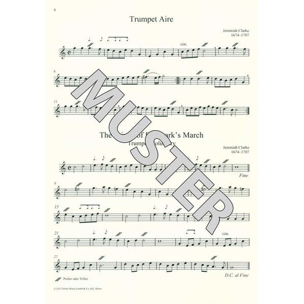 Schott Classical Highlights Trumpet