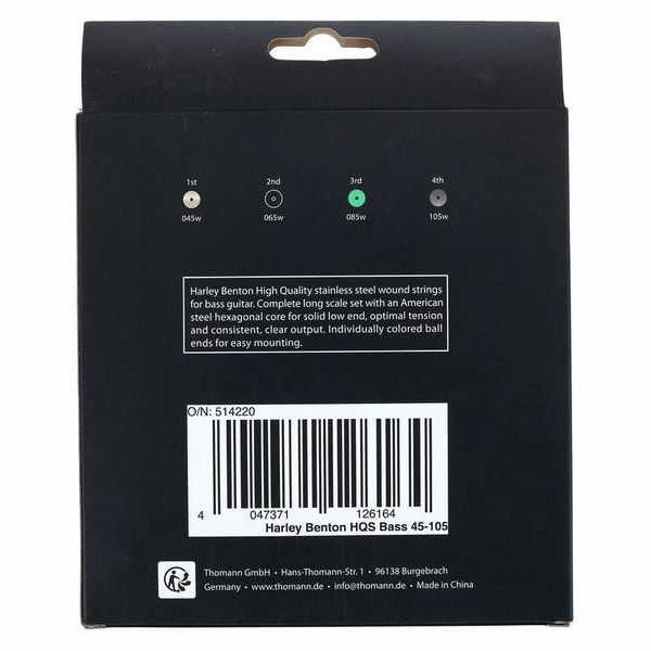 Harley Benton HQS Bass 45-105
