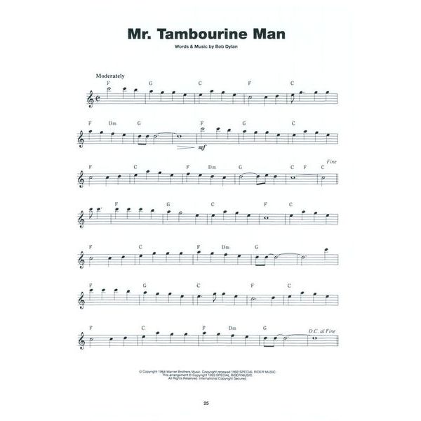 Wise Publications 100 No. 1 Hits Alto Sax