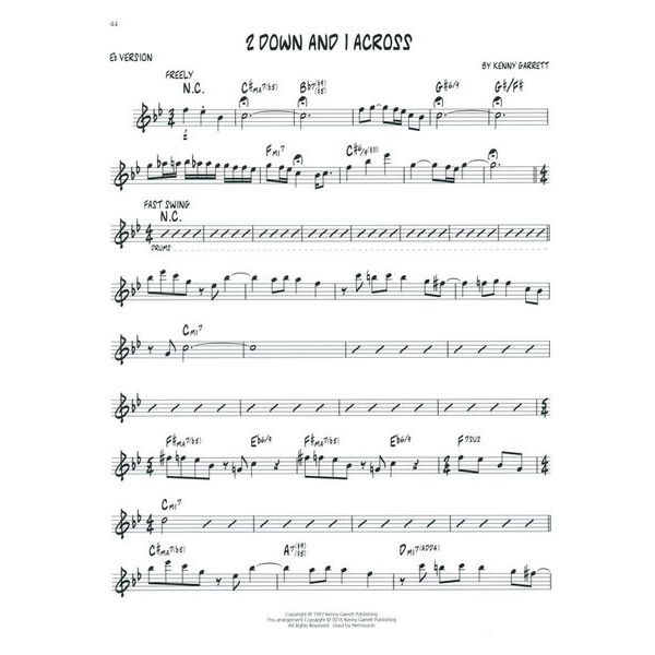 Hal Leonard Jazz Play-Along Kenny Garrett