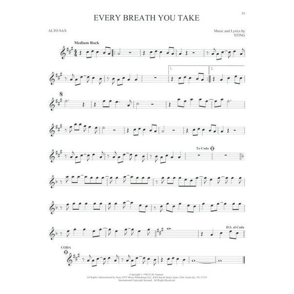 Hal Leonard 101 Beautiful Songs A-Sax