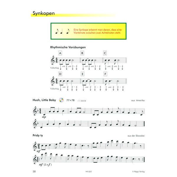 Horst Rapp Verlag Querflöte Lernen mit Spa 2