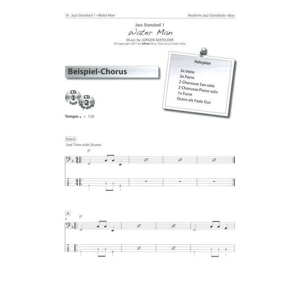 Alfred Music Publishing Realtime Jazz Standards Bass