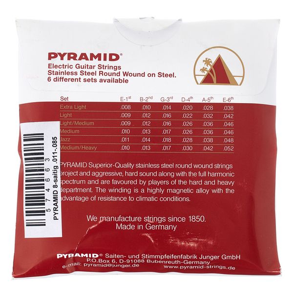 Pyramid 1185S-8 Stainless Heavy Set