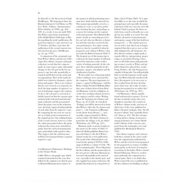 Henle Verlag Weber Clarinet Concerto No.2