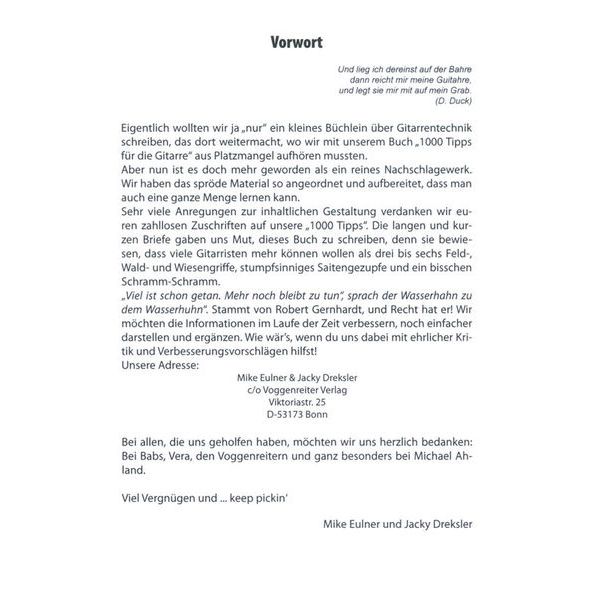 Voggenreiter  Gitarren Hammer Von A- Z