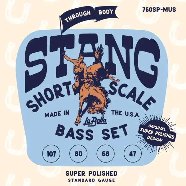 La Bella 760SP-MUS Sup. Pol. Stang Bass