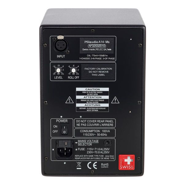 PSI Audio A14-M Studio Black