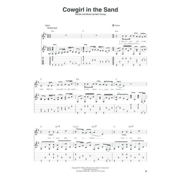 Hal Leonard Fingerpicking Neil Young