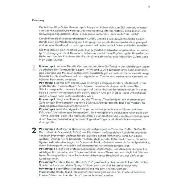 Edition Dux Play Guitar Powersteps 2