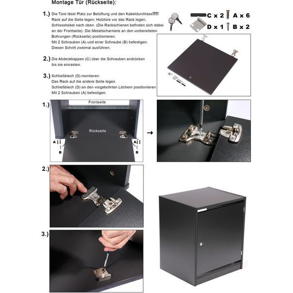 Thon Back Door 16U Studio BK