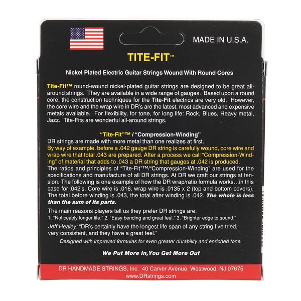 DR Strings Tite-Fit MEH-13