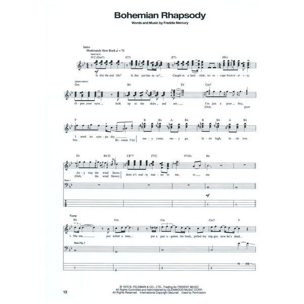 Hal Leonard Queen The Bass Guitar Collect