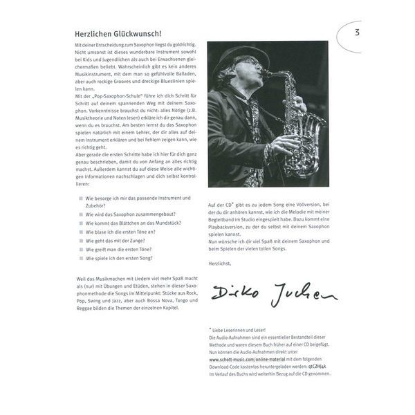 Schott Pop Saxophone Schule 1 A-Sax