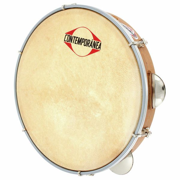 Contemporanea 10" Pandeiro Wood Real Skin