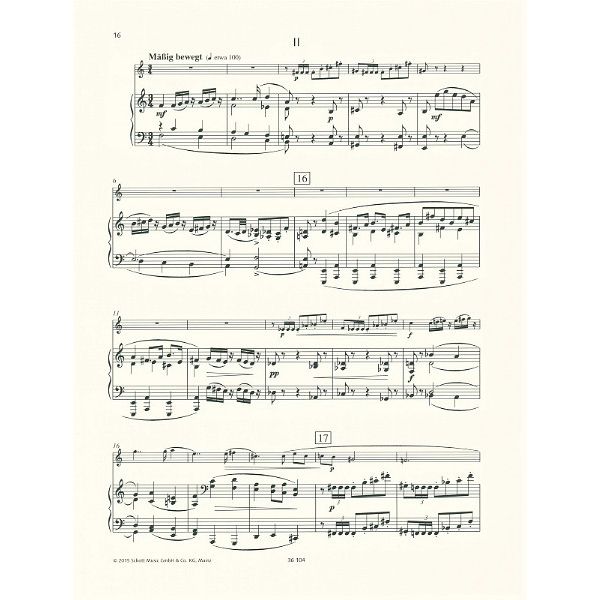 Schott Hindemith Sonate Trumpet