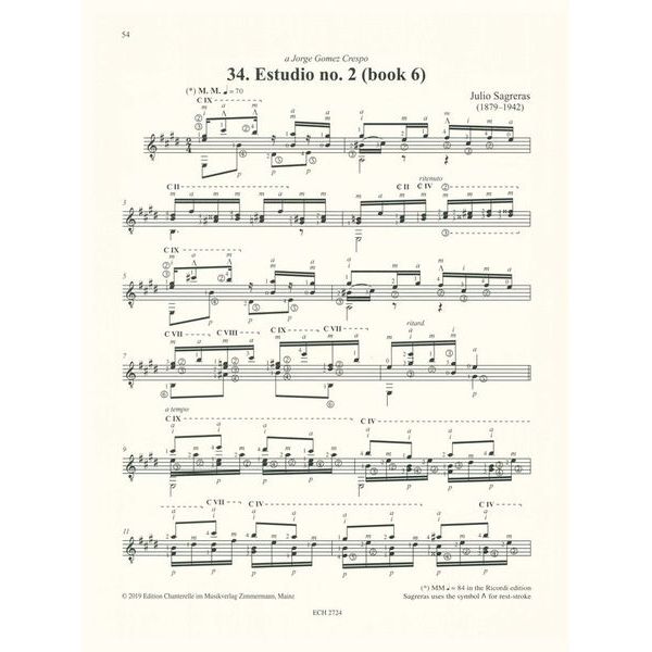 Edition Chanterelle Chanterelle Guitar Anthology