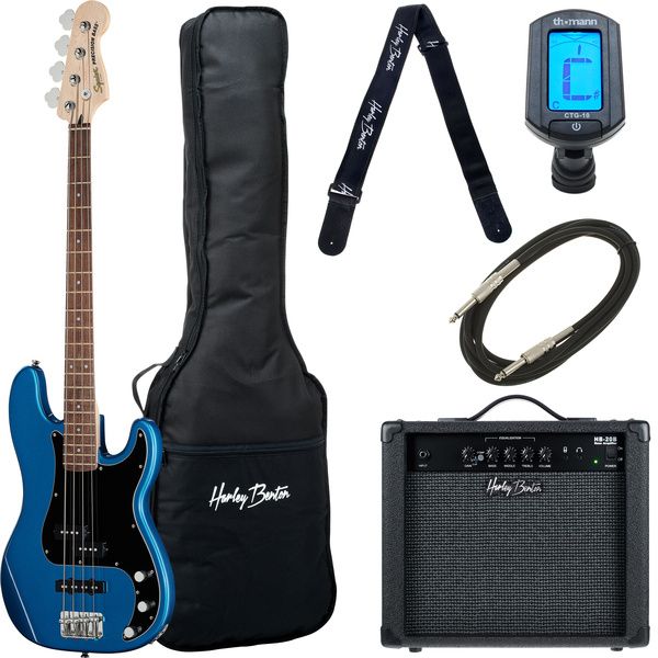 Squier Affinity P Bass PJ LPB Set