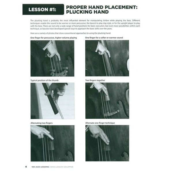 Hal Leonard 100 Jazz Lessons Bass