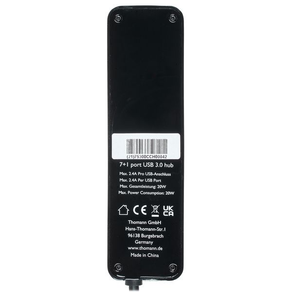 Thomann 7+1 Port USB 3.0 Hub