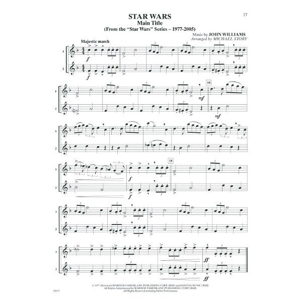 Alfred Music Publishing Movie Duets For All Tenor Sax