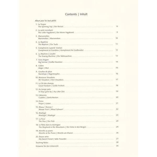 Schott Bonis Album pour les tout