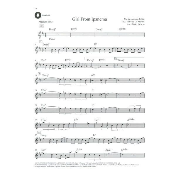 Schott Latin Standards Alto Sax