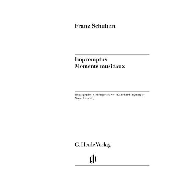 Henle Verlag Schubert Impromptus Moments