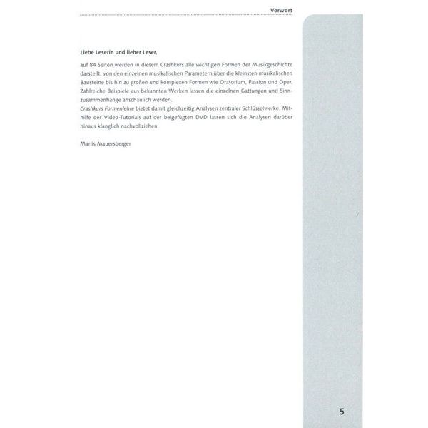 Schott Crashkurs Formenlehre