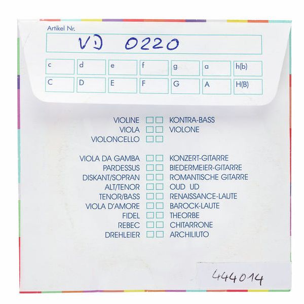 Kürschner VD 0220 Hurdy Gurdy Bass Str.