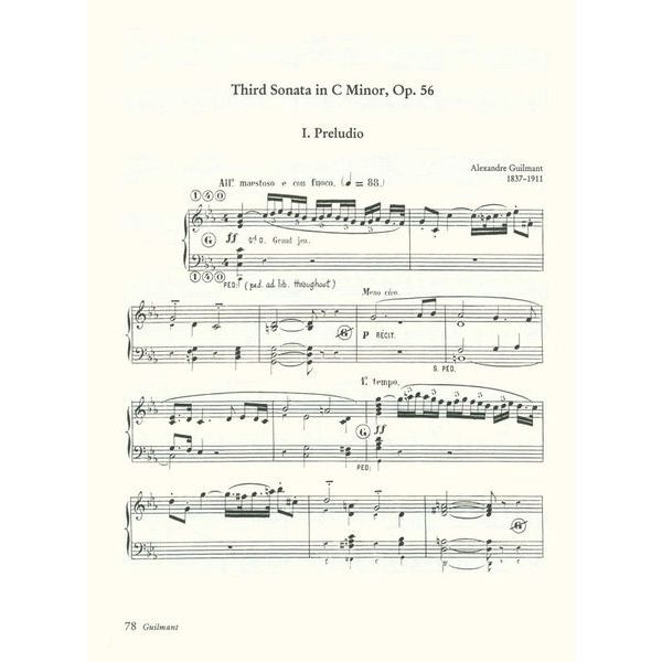 Dover Publications Organ Music for Manuals Only