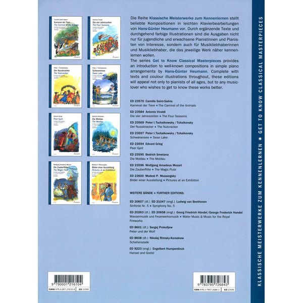 Schott Smetana Die Moldau Easy Piano