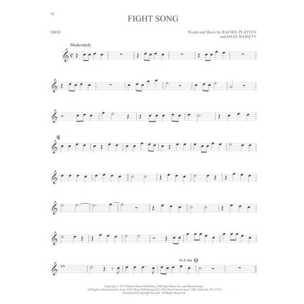 Hal Leonard 50 Pop Songs for Kids Oboe