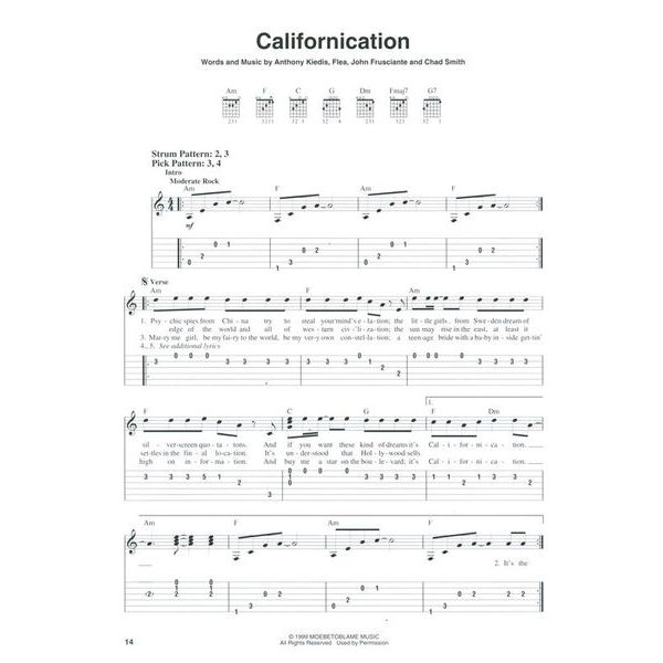 Hal Leonard Red Hot Chili Greatest Guitar