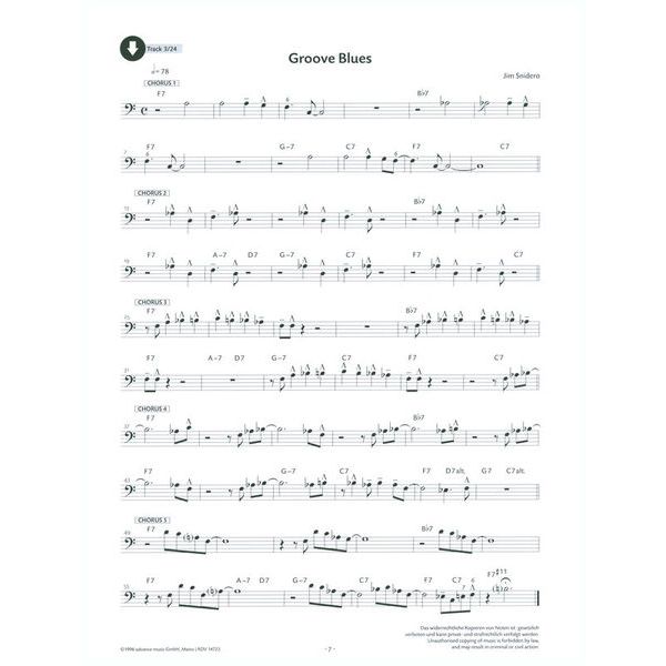 Advance Music Jazz Conception Trombone