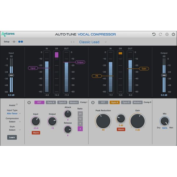 Antares AutoTune Vocal Compressor