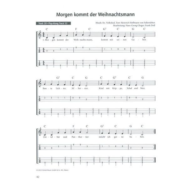 Schott Ukulele spielen Weihnacht