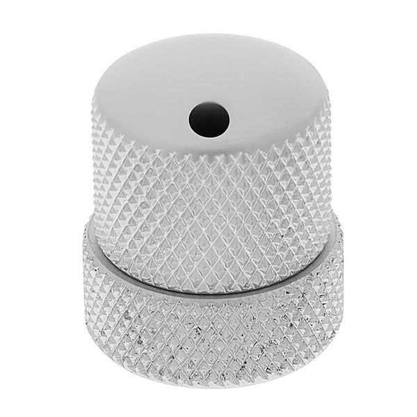 Warwick Stacked Dome Knob Satin Chrome