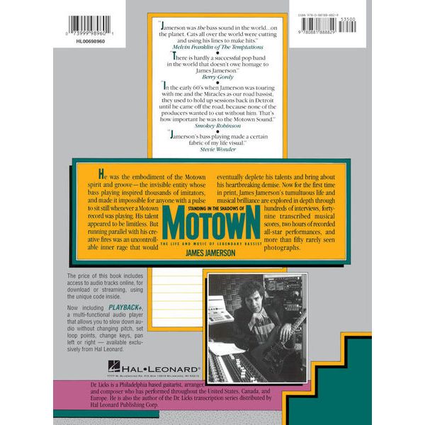 Hal Leonard Standing In The Shadows Motown