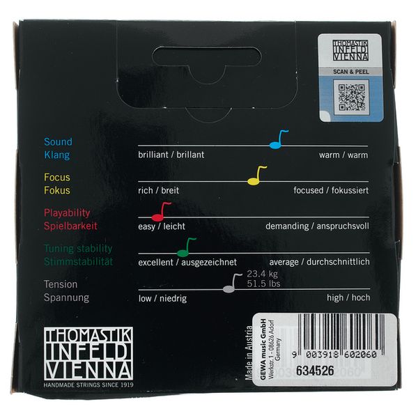 Thomastik Peter Infeld Violin 4/4 Steel