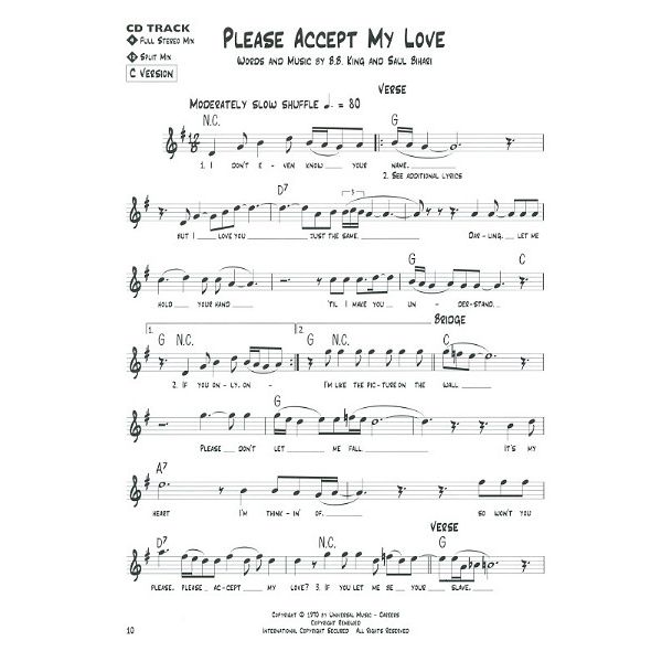 Hal Leonard Blues Play-Along B.B. King