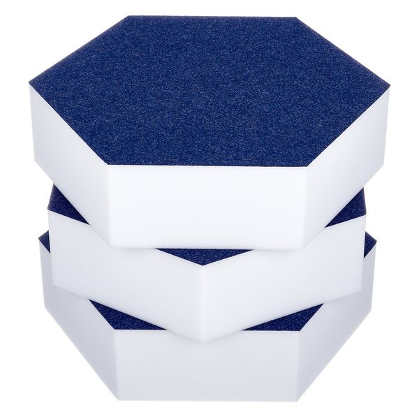 t.akustik Hexagon Melamine Dark Blue 75