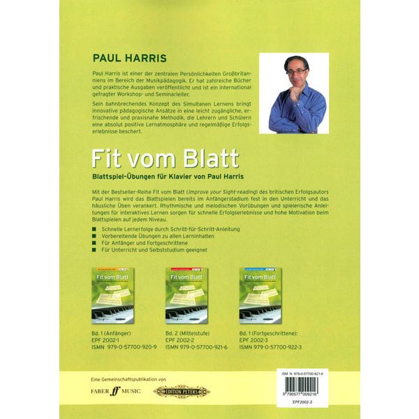 Edition Peters Fit vom Blatt 2