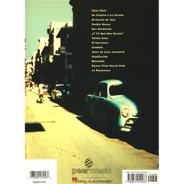 Hal Leonard Buena Vista Social Club
